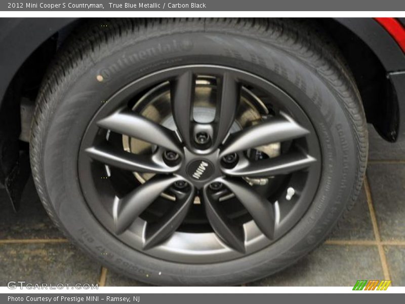 True Blue Metallic / Carbon Black 2012 Mini Cooper S Countryman