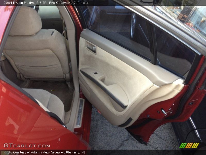 Red Opulence / Cafe Latte 2004 Nissan Maxima 3.5 SE