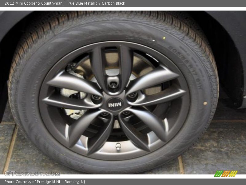 True Blue Metallic / Carbon Black 2012 Mini Cooper S Countryman