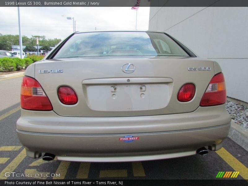 Burnished Gold Metallic / Ivory 1998 Lexus GS 300