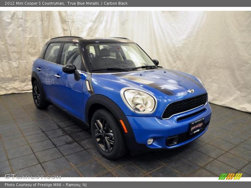 True Blue Metallic / Carbon Black 2012 Mini Cooper S Countryman