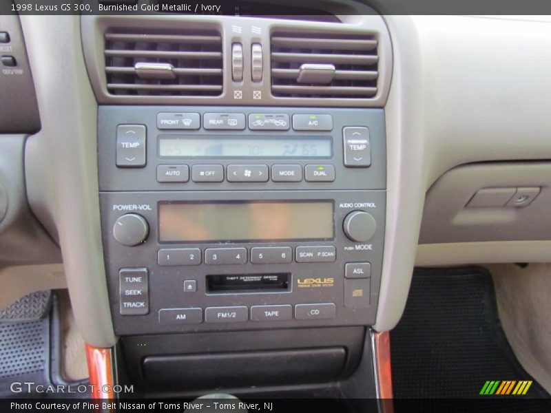 Burnished Gold Metallic / Ivory 1998 Lexus GS 300
