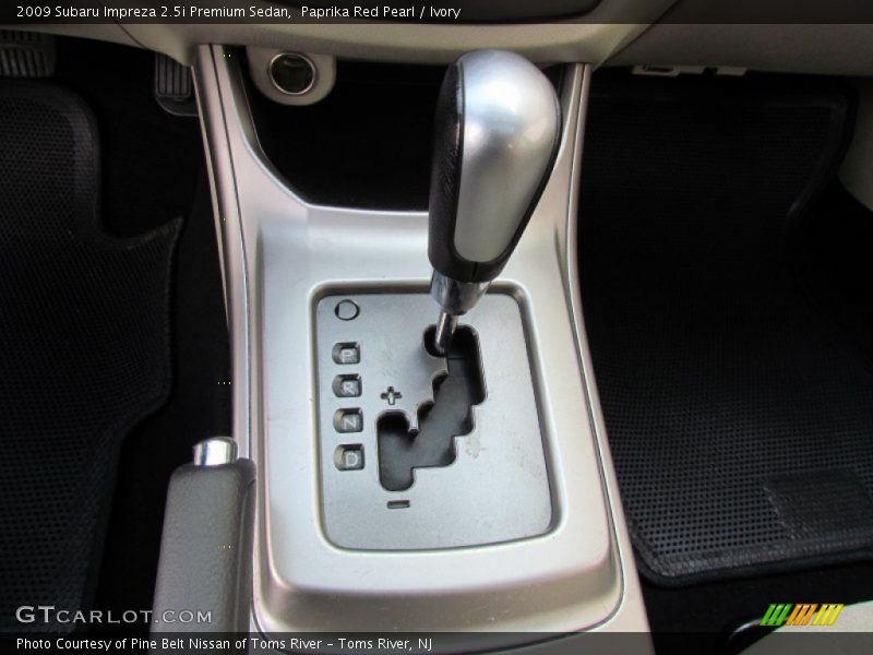 Paprika Red Pearl / Ivory 2009 Subaru Impreza 2.5i Premium Sedan