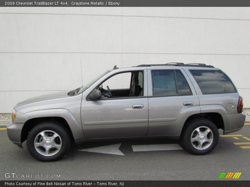 Graystone Metallic / Ebony 2009 Chevrolet TrailBlazer LT 4x4