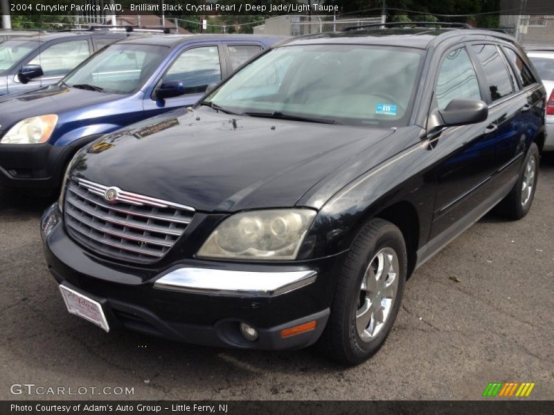 Brilliant Black Crystal Pearl / Deep Jade/Light Taupe 2004 Chrysler Pacifica AWD