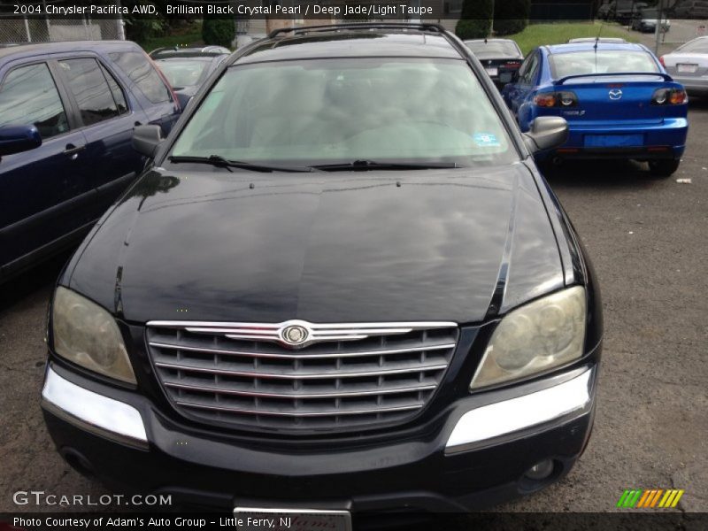 Brilliant Black Crystal Pearl / Deep Jade/Light Taupe 2004 Chrysler Pacifica AWD