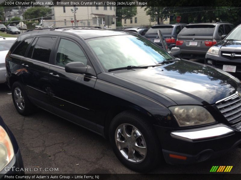 Brilliant Black Crystal Pearl / Deep Jade/Light Taupe 2004 Chrysler Pacifica AWD