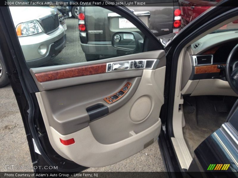 Brilliant Black Crystal Pearl / Deep Jade/Light Taupe 2004 Chrysler Pacifica AWD