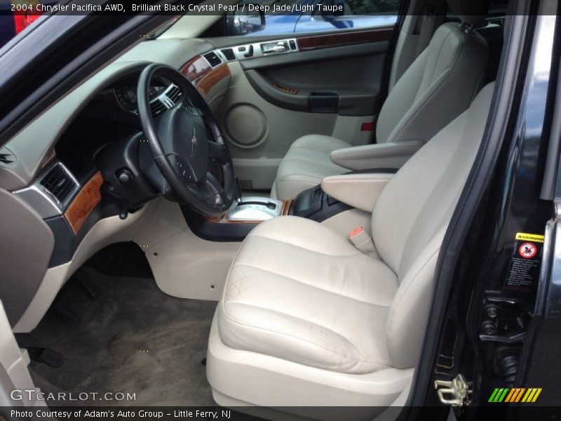 Brilliant Black Crystal Pearl / Deep Jade/Light Taupe 2004 Chrysler Pacifica AWD