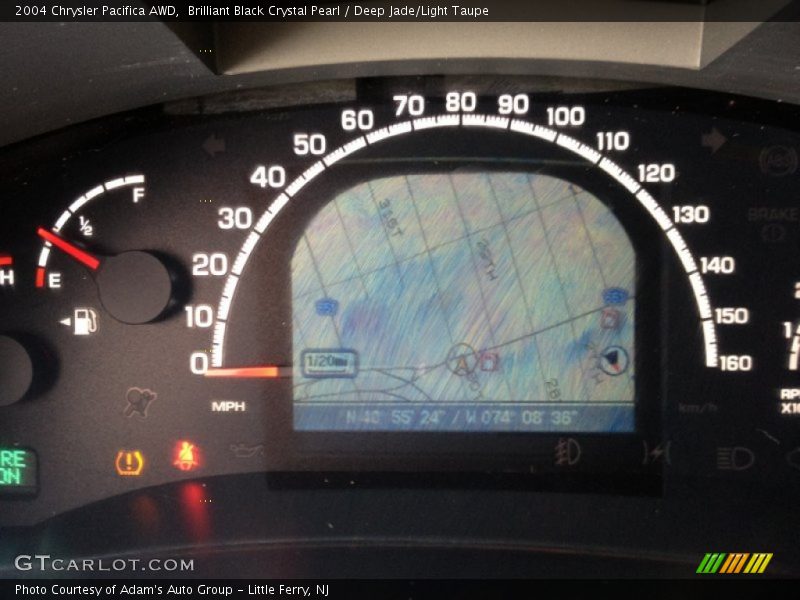 Brilliant Black Crystal Pearl / Deep Jade/Light Taupe 2004 Chrysler Pacifica AWD
