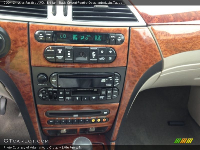 Brilliant Black Crystal Pearl / Deep Jade/Light Taupe 2004 Chrysler Pacifica AWD