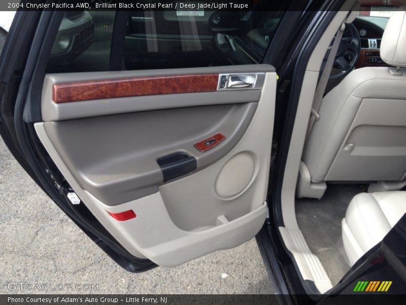 Brilliant Black Crystal Pearl / Deep Jade/Light Taupe 2004 Chrysler Pacifica AWD