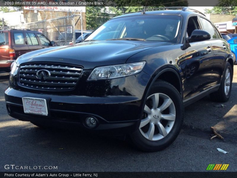 Black Obsidian / Graphite Black 2003 Infiniti FX 35 AWD