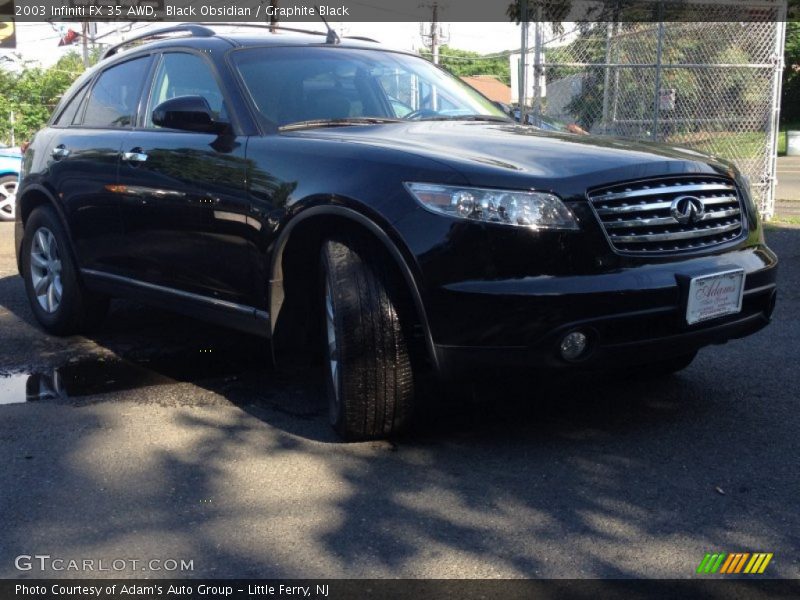 Black Obsidian / Graphite Black 2003 Infiniti FX 35 AWD