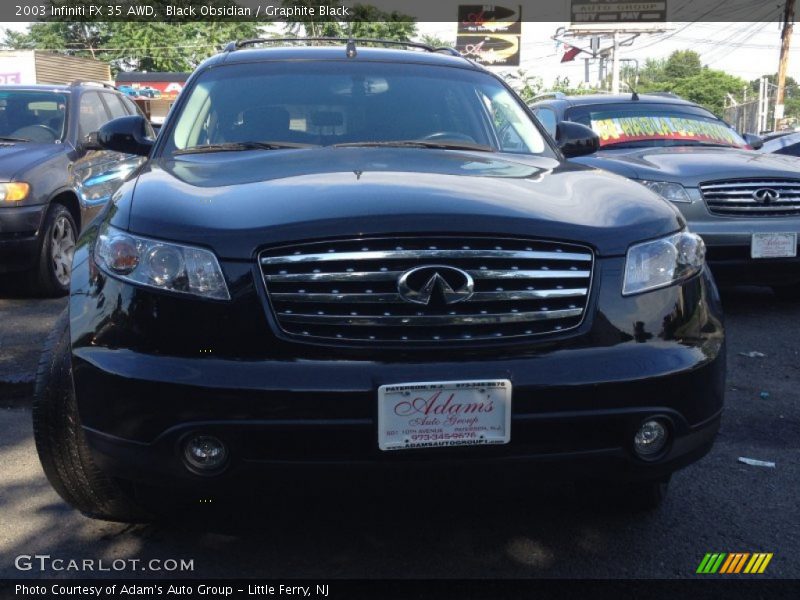 Black Obsidian / Graphite Black 2003 Infiniti FX 35 AWD