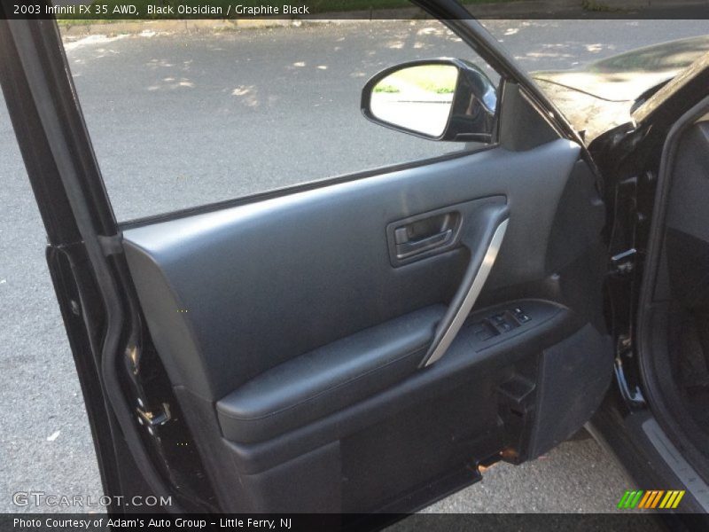 Black Obsidian / Graphite Black 2003 Infiniti FX 35 AWD