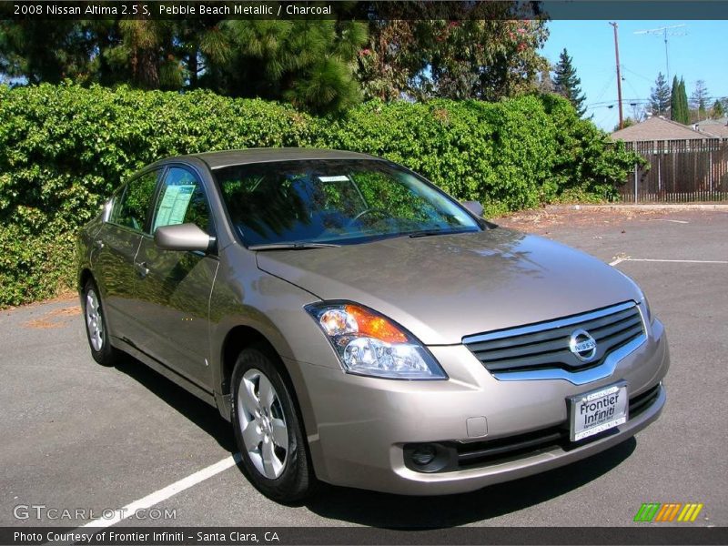 Pebble Beach Metallic / Charcoal 2008 Nissan Altima 2.5 S