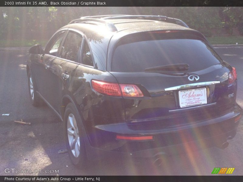 Black Obsidian / Graphite Black 2003 Infiniti FX 35 AWD