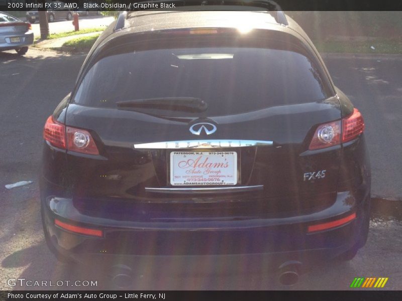 Black Obsidian / Graphite Black 2003 Infiniti FX 35 AWD