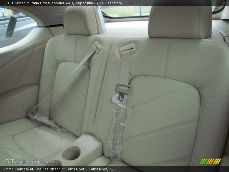 Rear Seat of 2011 Murano CrossCabriolet AWD