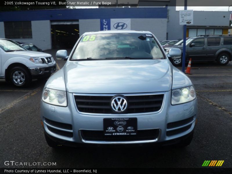 Blue Silver Metallic / Pure Beige 2005 Volkswagen Touareg V8