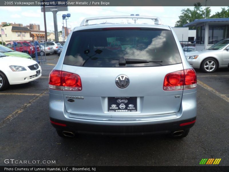 Blue Silver Metallic / Pure Beige 2005 Volkswagen Touareg V8