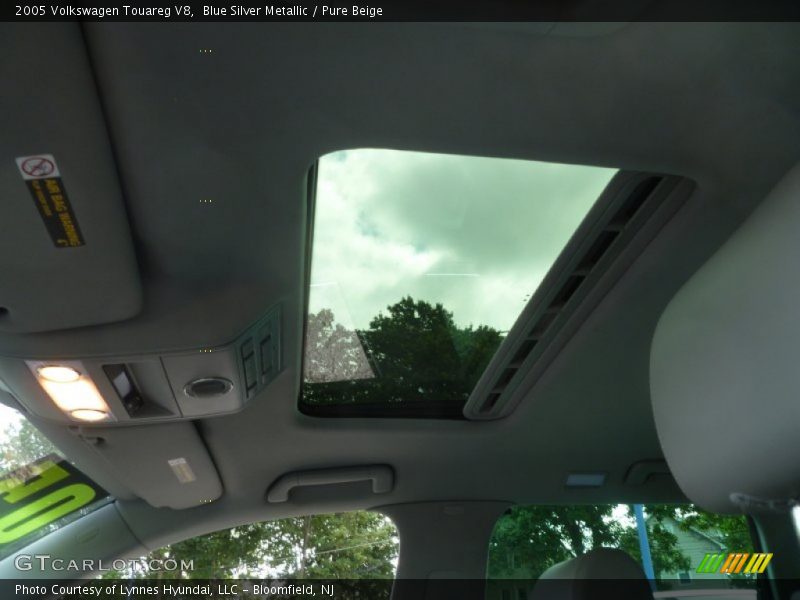 Blue Silver Metallic / Pure Beige 2005 Volkswagen Touareg V8