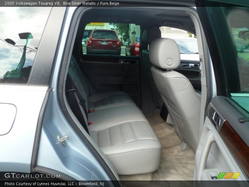 Blue Silver Metallic / Pure Beige 2005 Volkswagen Touareg V8