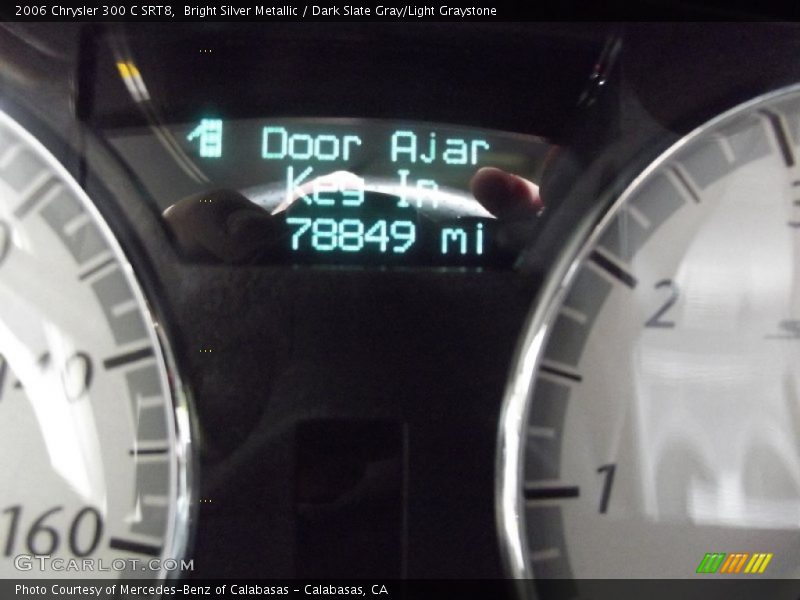 Bright Silver Metallic / Dark Slate Gray/Light Graystone 2006 Chrysler 300 C SRT8