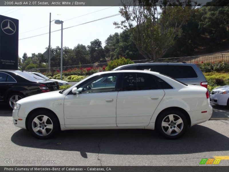 Arctic White / Ebony 2006 Audi A4 2.0T Sedan