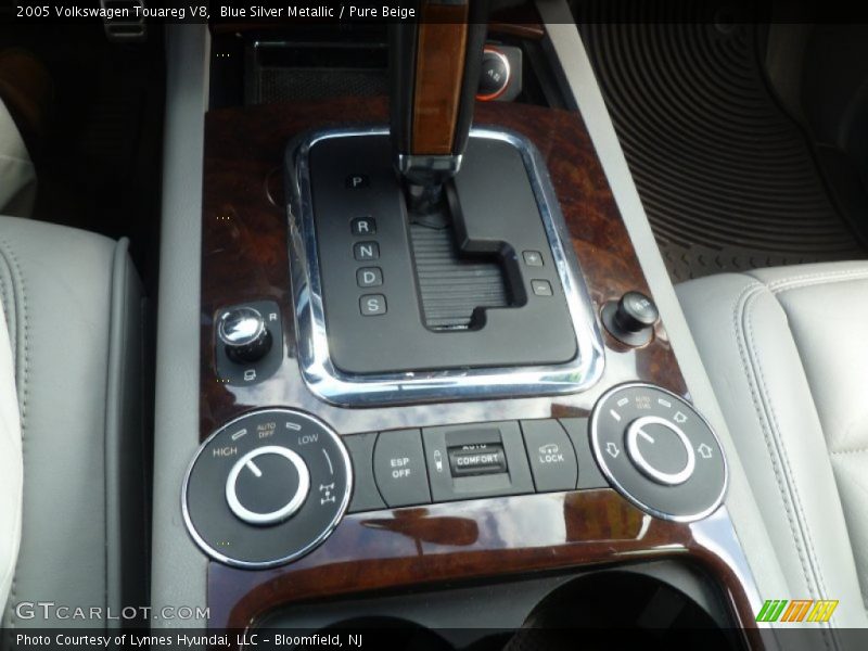 Blue Silver Metallic / Pure Beige 2005 Volkswagen Touareg V8