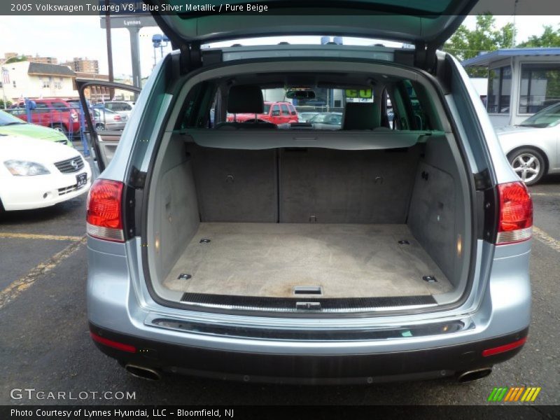 Blue Silver Metallic / Pure Beige 2005 Volkswagen Touareg V8