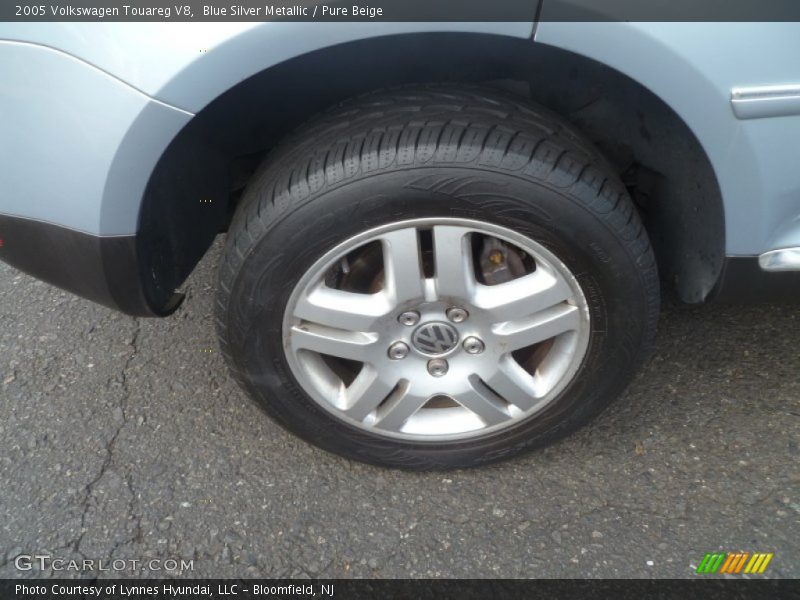Blue Silver Metallic / Pure Beige 2005 Volkswagen Touareg V8