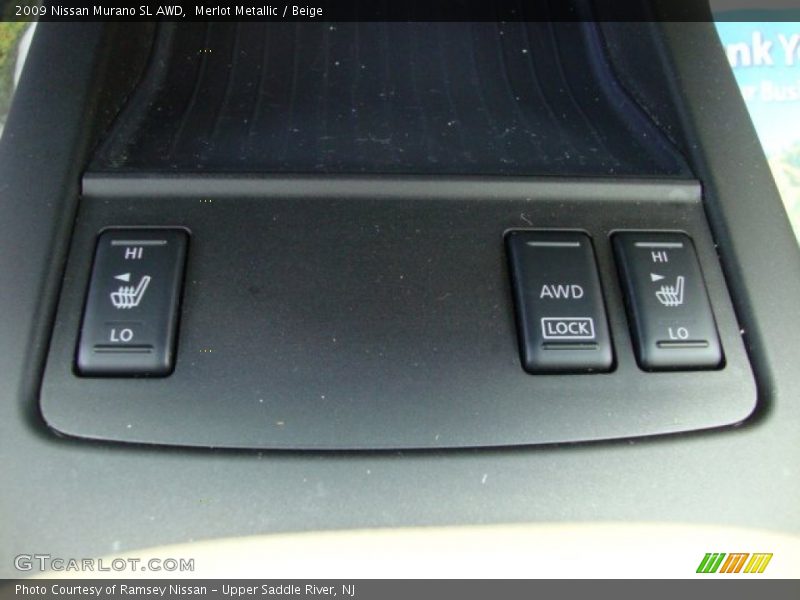 Merlot Metallic / Beige 2009 Nissan Murano SL AWD