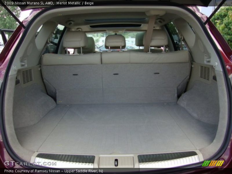 Merlot Metallic / Beige 2009 Nissan Murano SL AWD