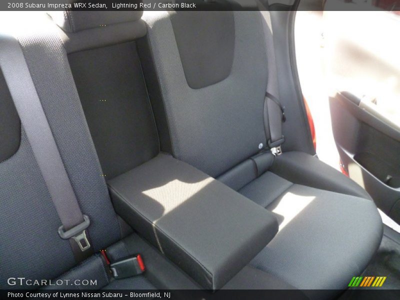 Lightning Red / Carbon Black 2008 Subaru Impreza WRX Sedan