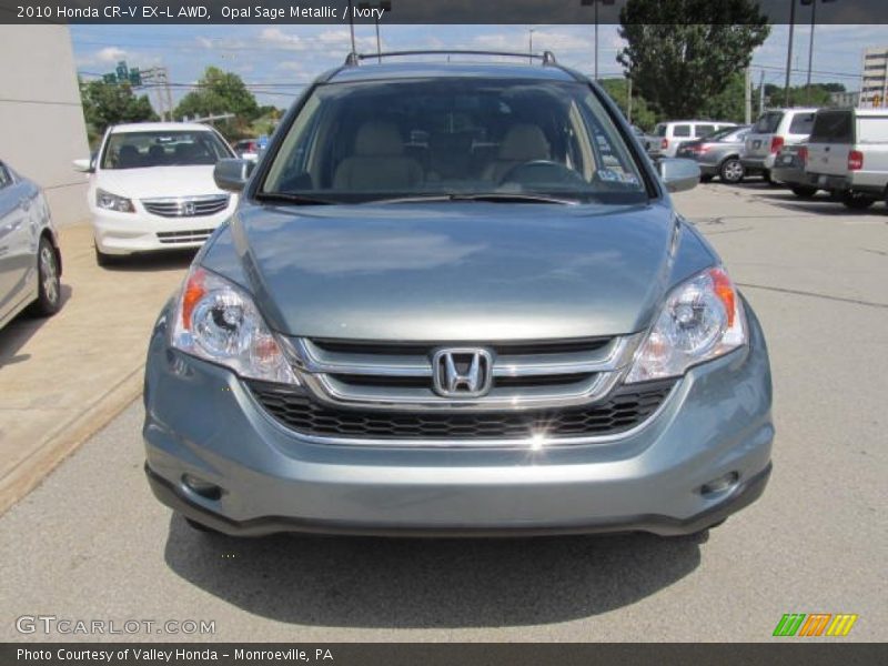 Opal Sage Metallic / Ivory 2010 Honda CR-V EX-L AWD