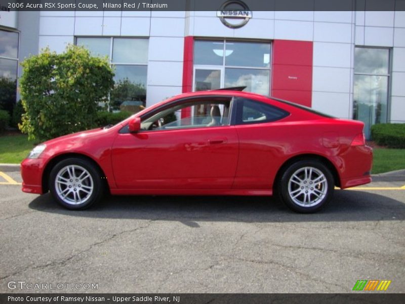 Milano Red / Titanium 2006 Acura RSX Sports Coupe