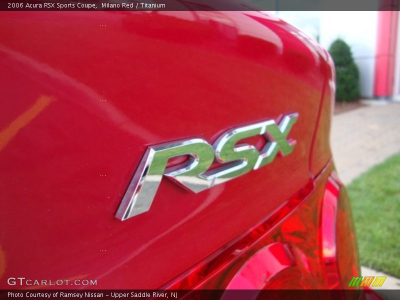 Milano Red / Titanium 2006 Acura RSX Sports Coupe