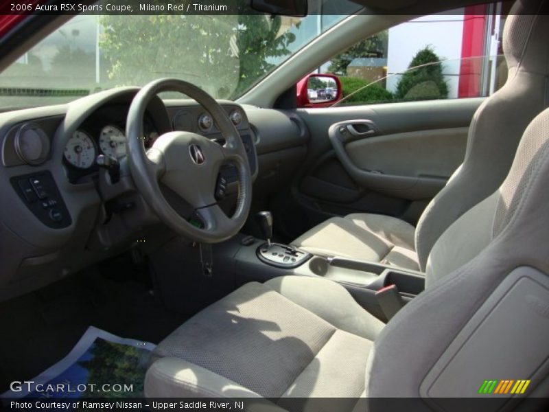 Milano Red / Titanium 2006 Acura RSX Sports Coupe