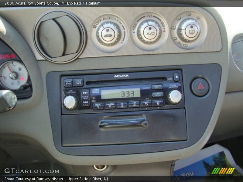 Milano Red / Titanium 2006 Acura RSX Sports Coupe
