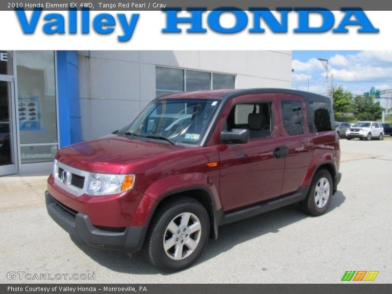 Tango Red Pearl / Gray 2010 Honda Element EX 4WD