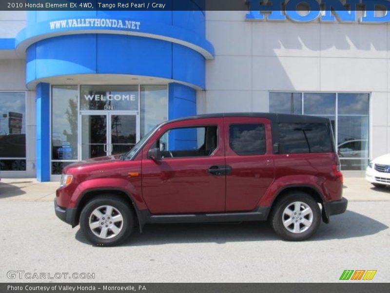 Tango Red Pearl / Gray 2010 Honda Element EX 4WD
