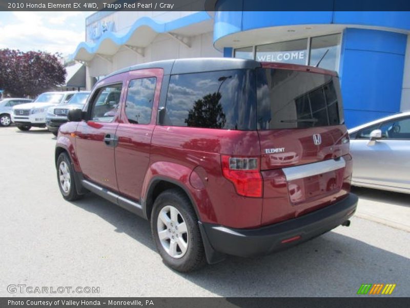 Tango Red Pearl / Gray 2010 Honda Element EX 4WD