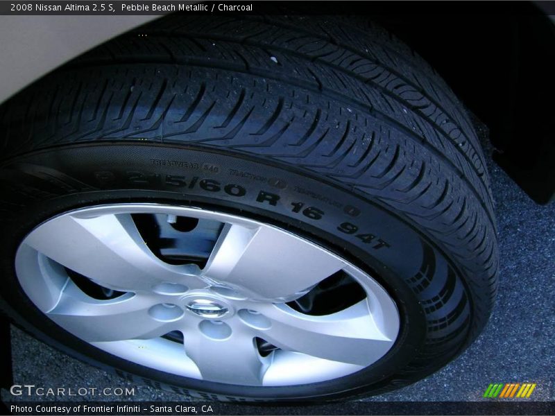 Pebble Beach Metallic / Charcoal 2008 Nissan Altima 2.5 S