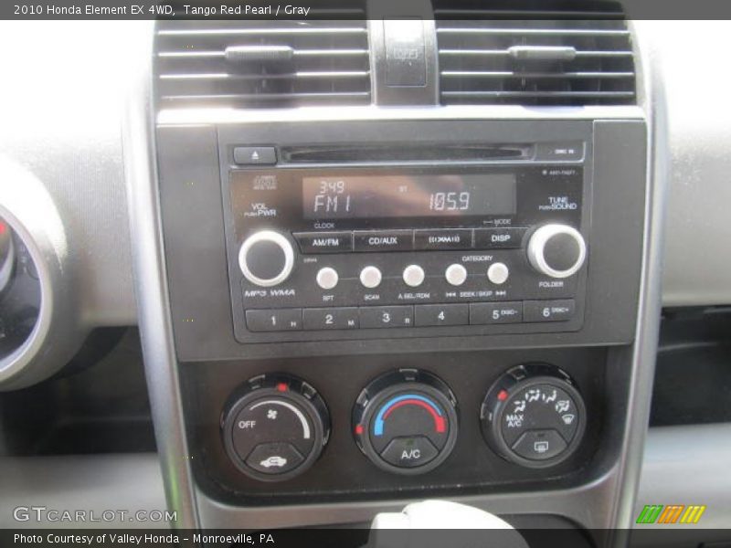Tango Red Pearl / Gray 2010 Honda Element EX 4WD