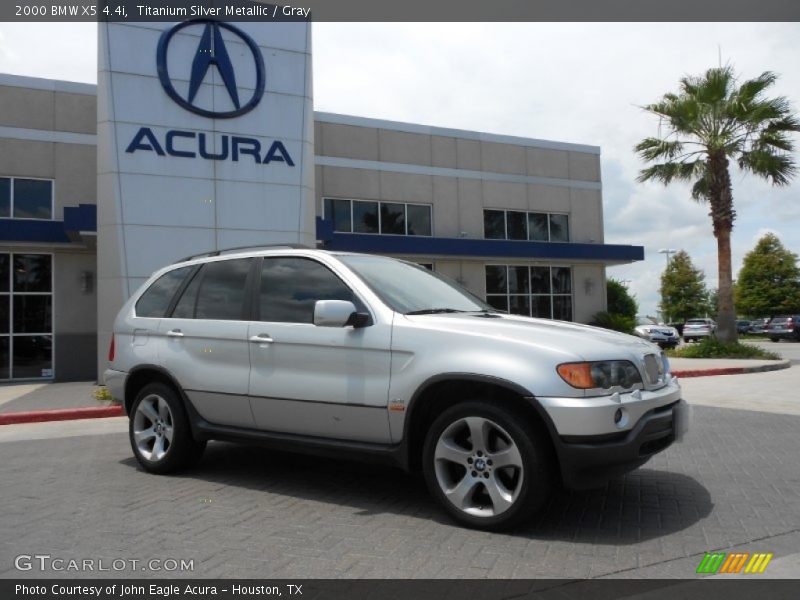 Titanium Silver Metallic / Gray 2000 BMW X5 4.4i