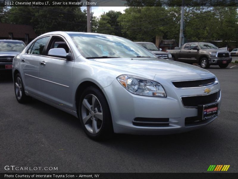 Silver Ice Metallic / Ebony 2012 Chevrolet Malibu LT
