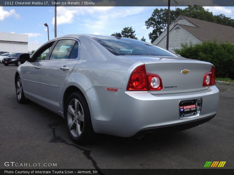 Silver Ice Metallic / Ebony 2012 Chevrolet Malibu LT