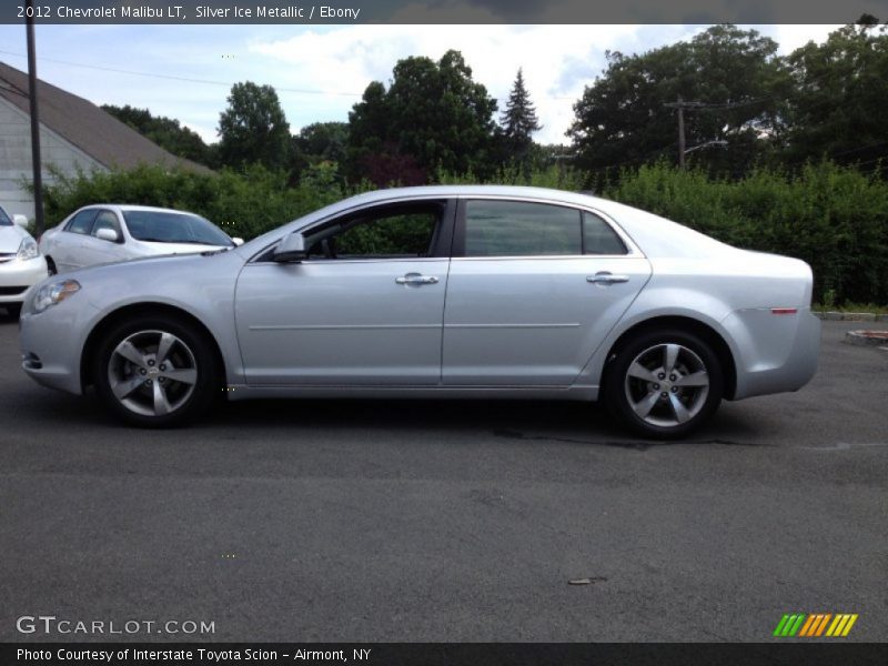 Silver Ice Metallic / Ebony 2012 Chevrolet Malibu LT